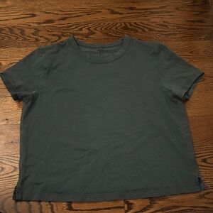 lululemon athletica Forest Green Short Sleeve Tee